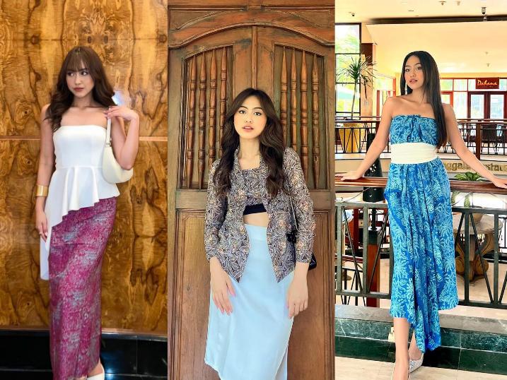 7 Inspirasi OOTD Batik ala Sisca Ex JKT48, Modis dan Menawan