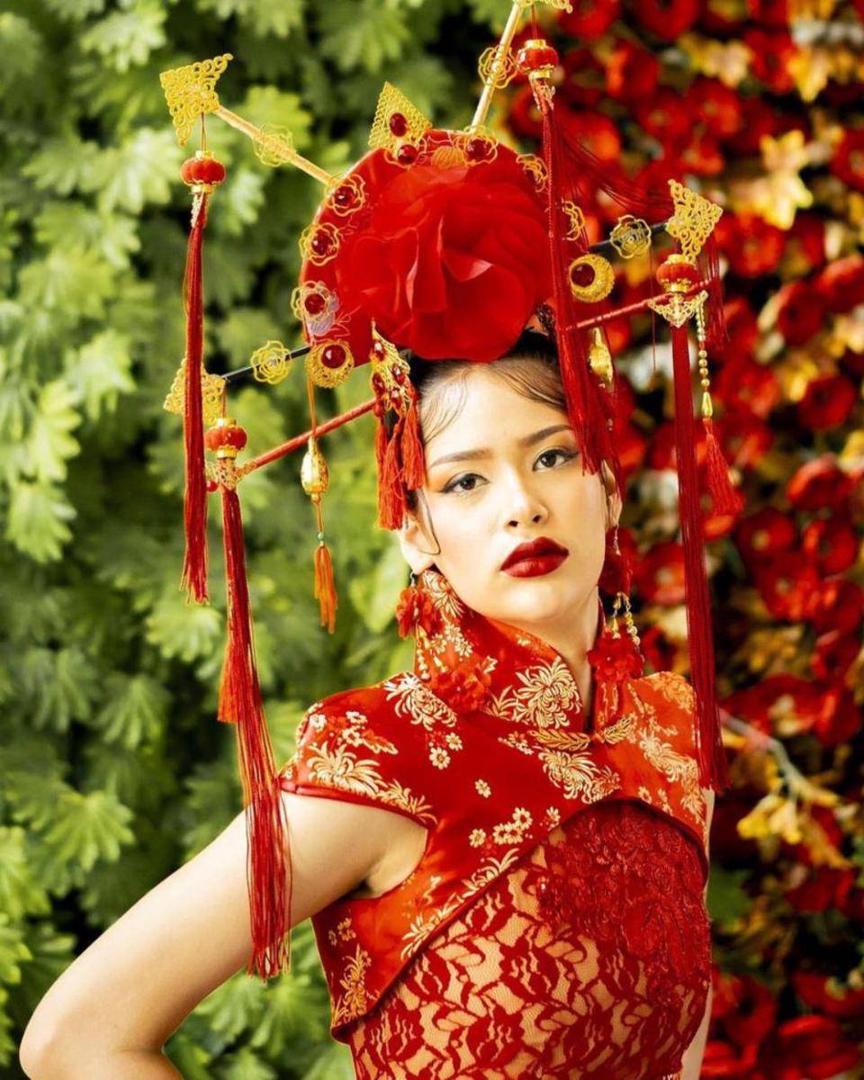 Pemotretan Imlek ala Finalis Miss Mega Bintang Indonesia 2024 (Instagram.com/shintaindahps)