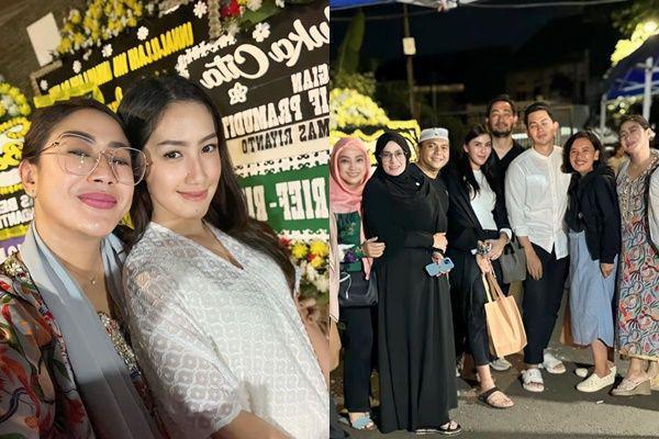 7 Potret Sahabat Artis di Tahlilan Dante Anak Tamara Tyasmara