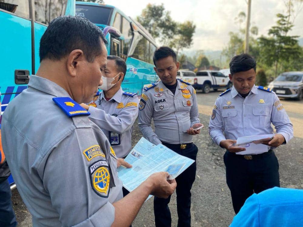 Kemenhub gencarkan pengawasan bus pariwisata. (Dok. Istimewa)