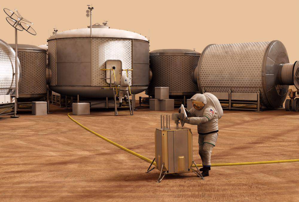 ilustrasi kondisi di Mars (commons.wikimedia.org/NASA)