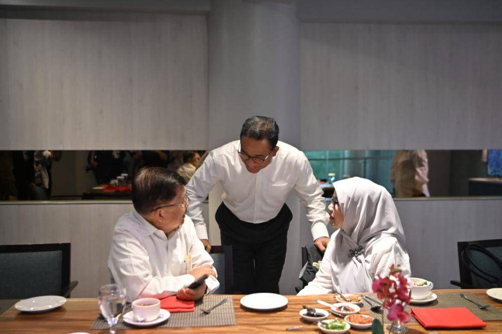 Anies Sarapan Bareng JK Sebelum Mengawali Kampanye Akbar di JIS. (dok. IDN Times/Istimewa)