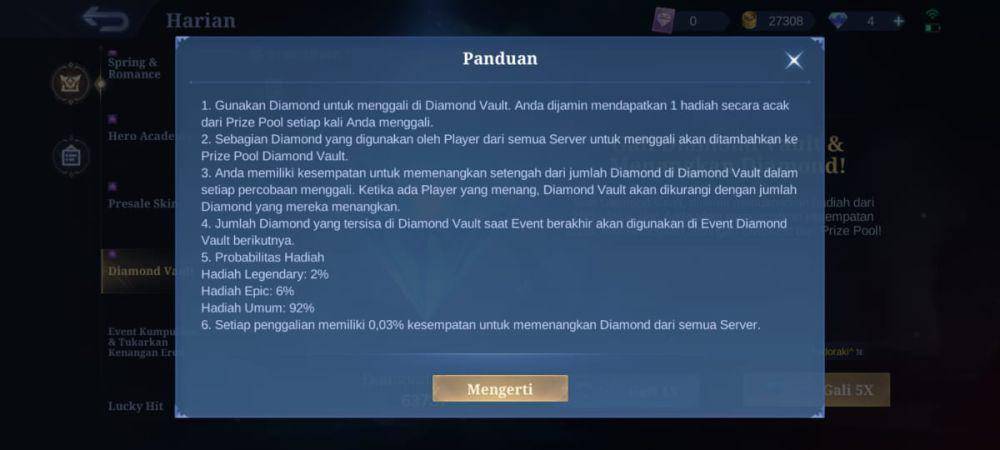 event Diamond Vault di MLBB (dok. Moonton/Mobile Legends)