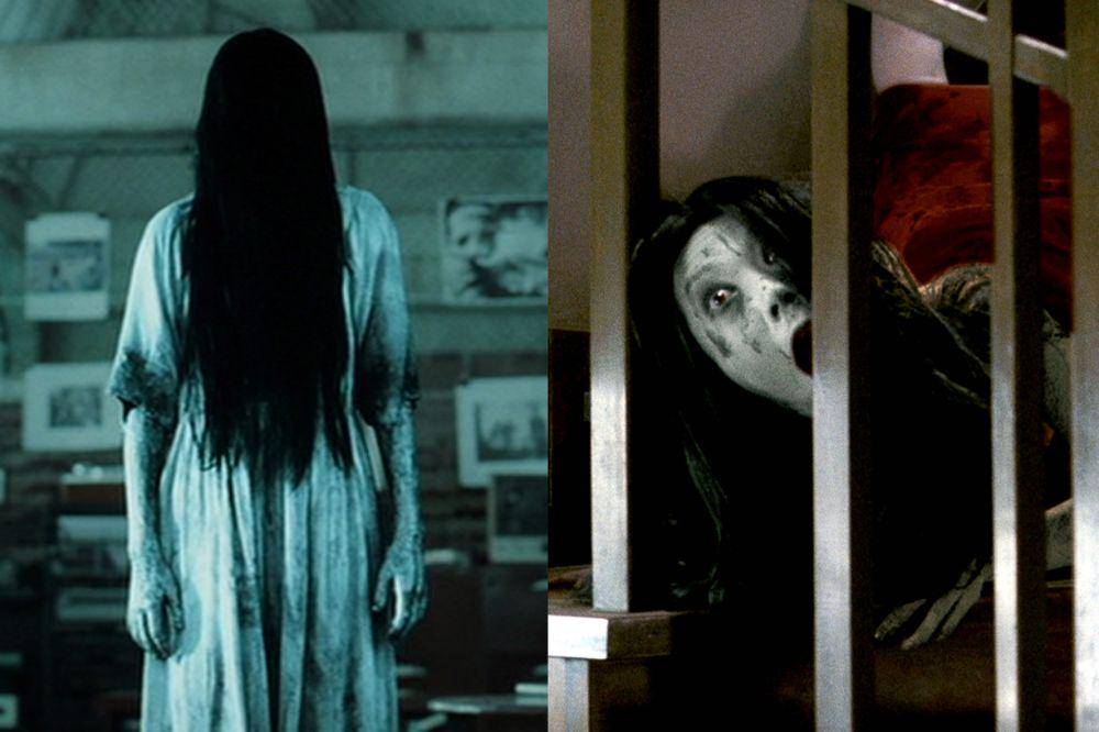 adegan dalam film The Ring dan The Grudge (dok. Vertigo Entertainment/The Ring | dok. Columbia Pictures/The Grudge)