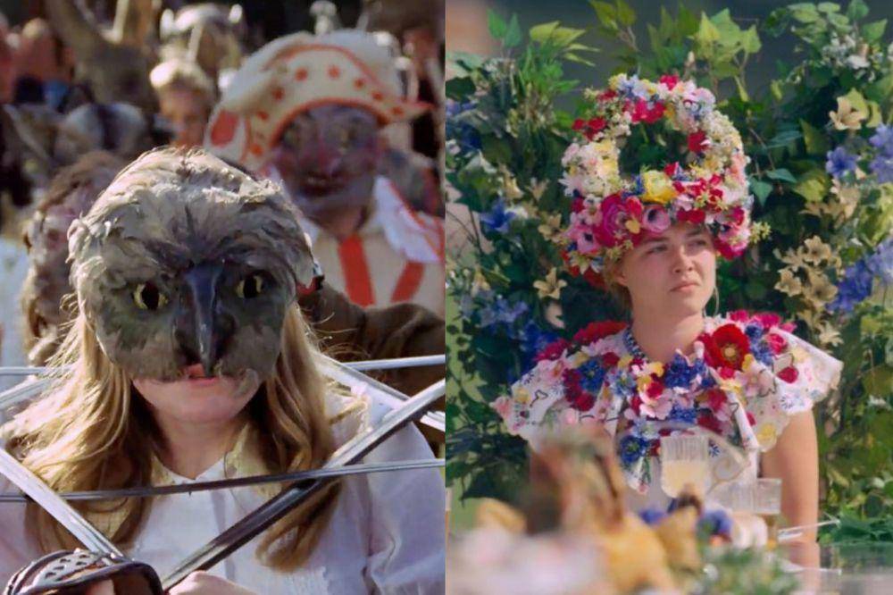 adegan dalam film The Wicker Man dan Midsommar (dok. British Lion Films/The Wicker Man | dok. A24/Midsommar)