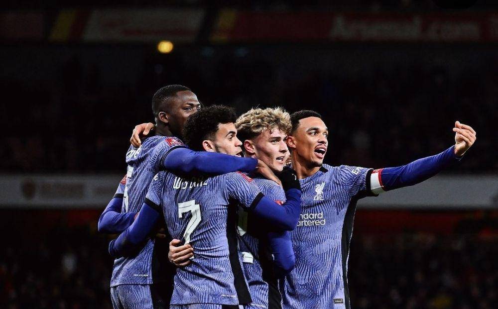 squad Liverpool di Piala FA (Instagram)