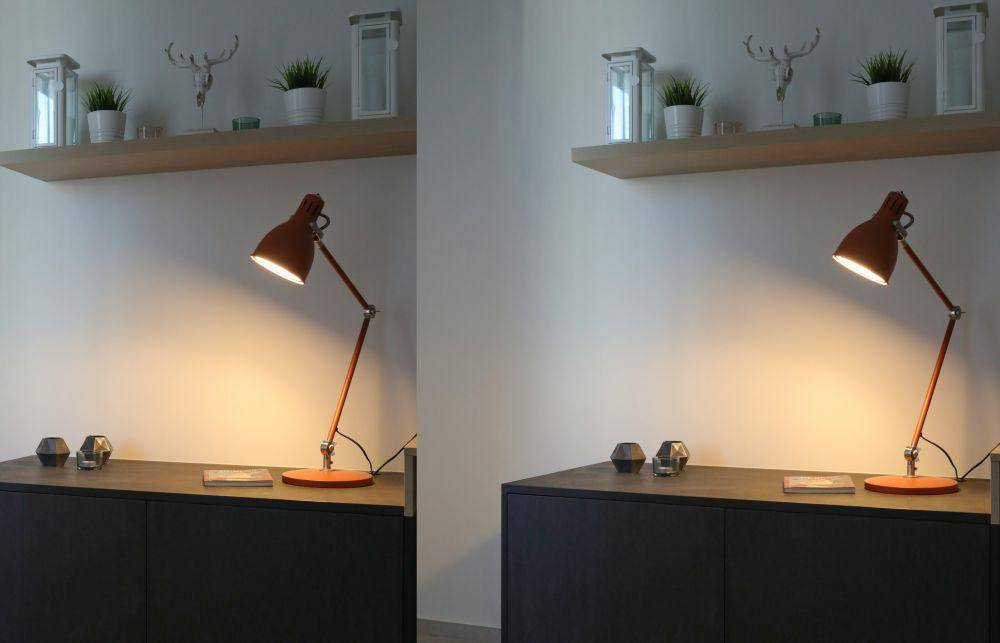 ilustrasi lampu meja untuk menambah estetika ruang tamu minimalis (unsplash.com/Jean-Philippe Delberghe)