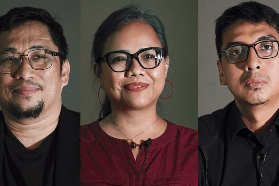 Bivitri Susanti, Zainal Arifin Mochtar, dan Feri Amsari (instaram/Diandhy_laksono)