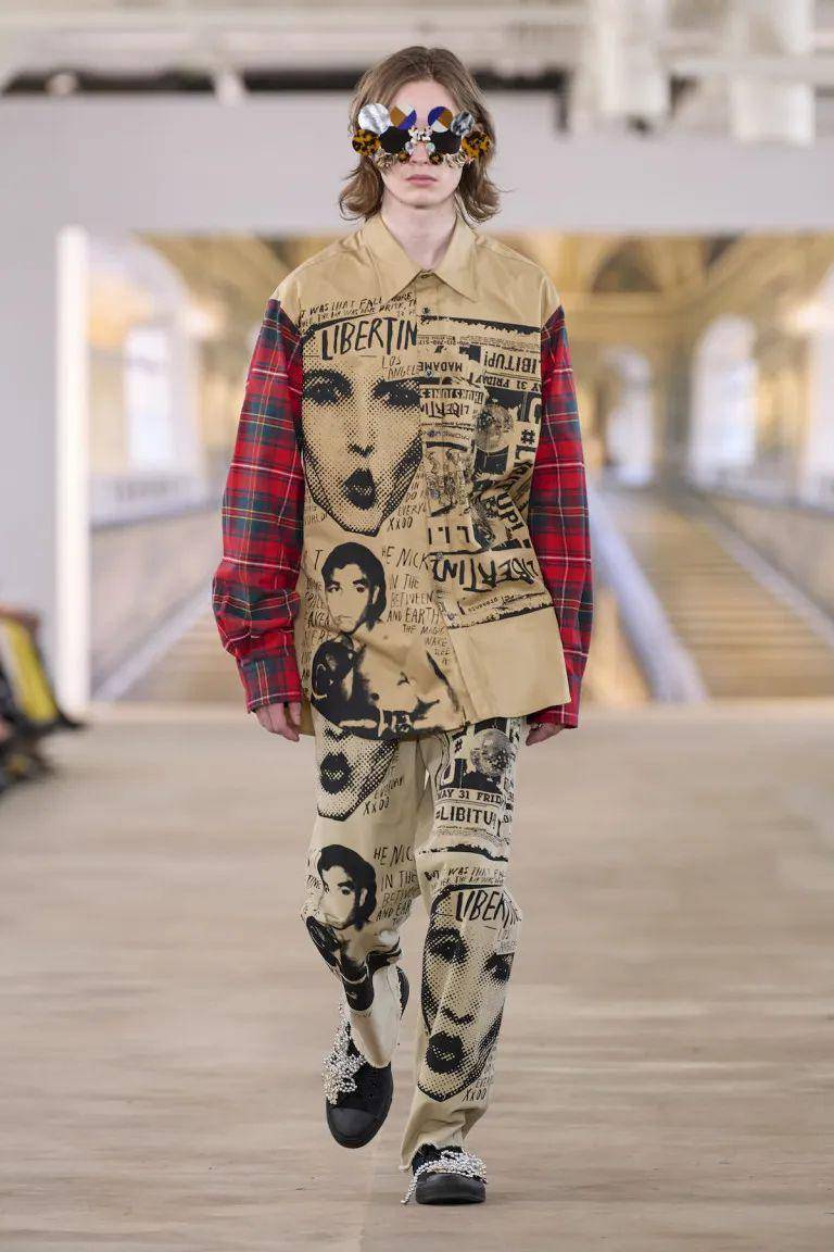 LIBERTINE F/W '24 di New York Fashion Week 2024 (instagram.com/catwalkats)