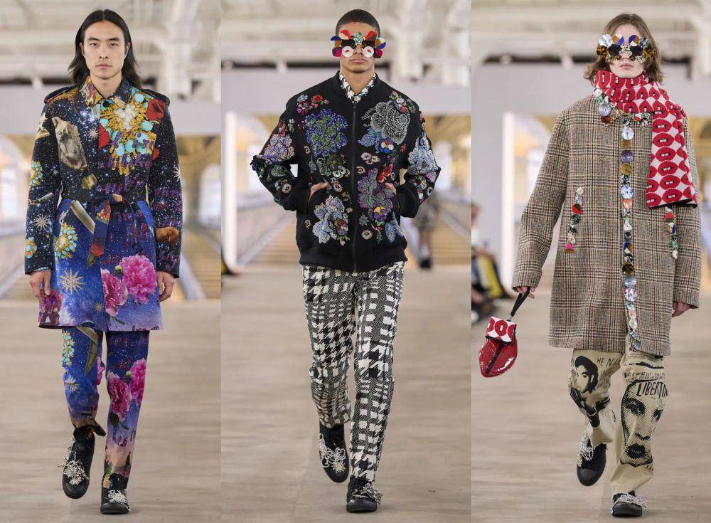 LIBERTINE F/W '24 di New York Fashion Week 2024 (instagram.com/catwalkats)