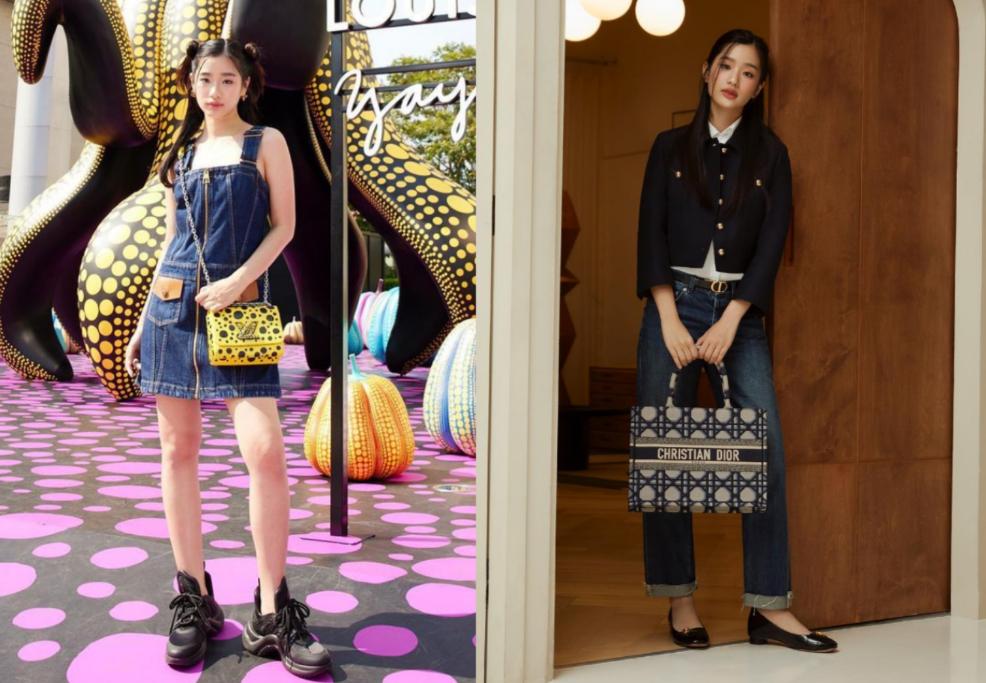 8 Inspirasi Padu Padan Denim ala Tu Tontawan, Simpel dan Trendi