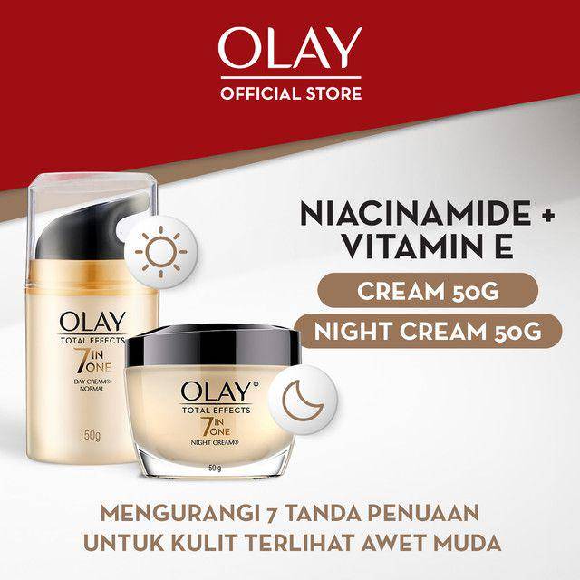 Olay Total Effects 7in1 Niacinamide Day and Night Cream (shopee.co.id)