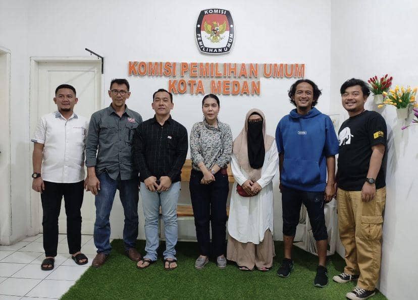 PFI Medan melakukan audiensi ke KPU Medan (Dok. PFI Medan)