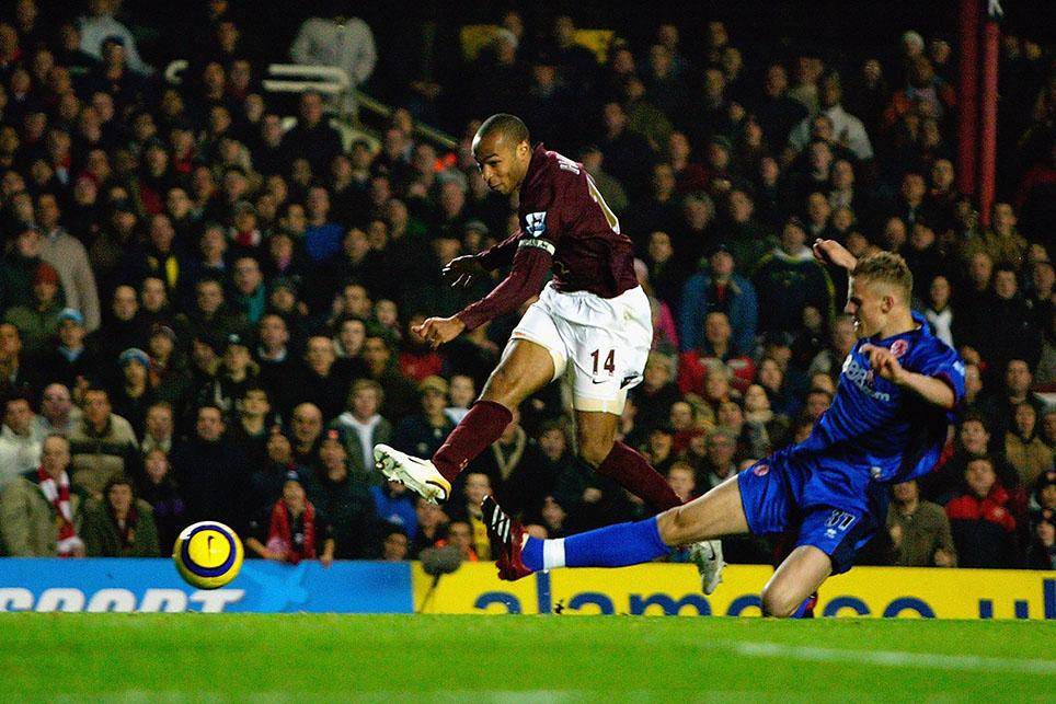 Arsenal menang 7-0 atas Middlesbrough pada 2006. (premierleague.com)