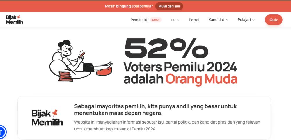 Situs Bijak Memilih (bijakmemilih.id)