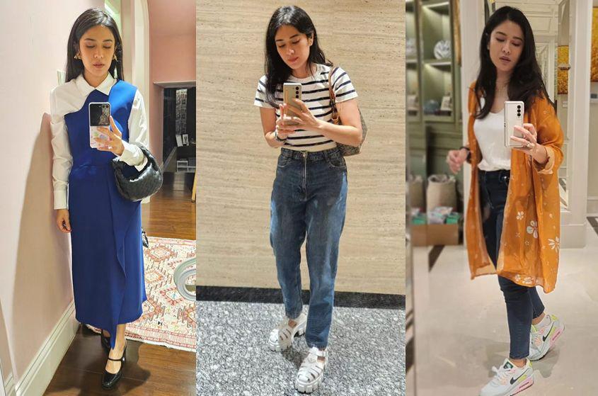 8 Gaya Dian Sastrowardoyo saat Mirror Selfie, bak ABG!