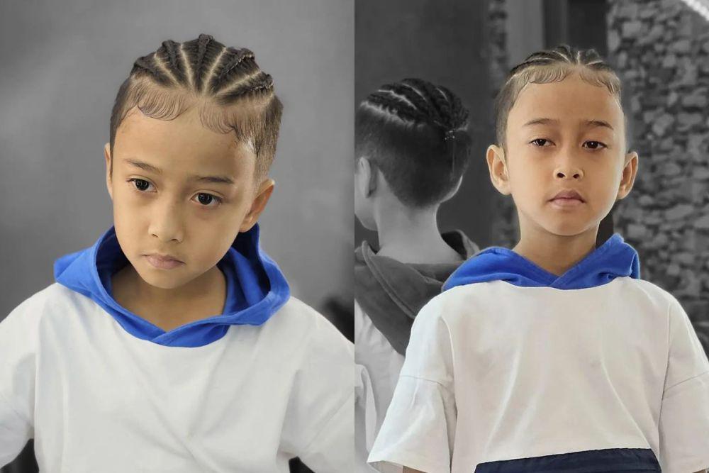 7 Potret Djalu Hakim dengan Rambut Cornrow, Mirip Drew The Karate Kid