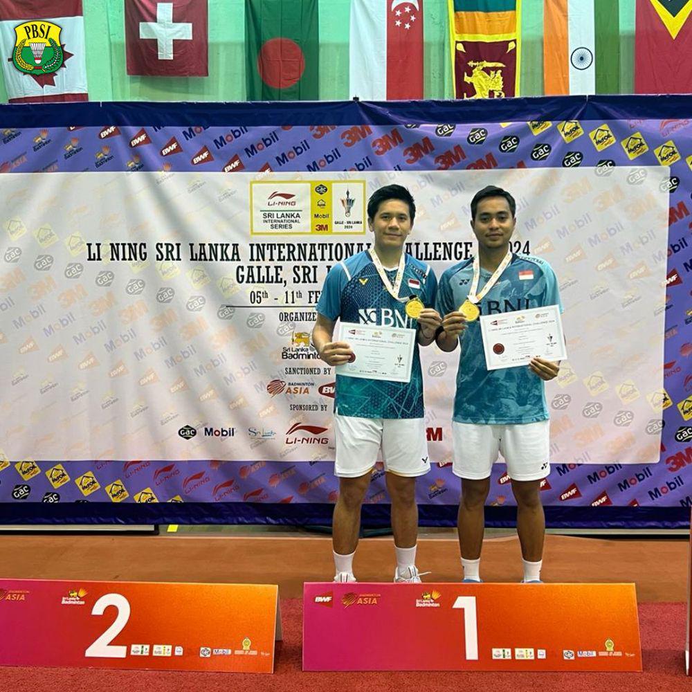 Juara di Turnamen Sri Lanka, Rahmat/Yeremia: Makin Kompak