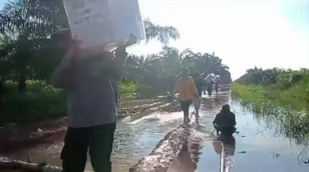 Pengamanan Logistik Pemilu di Wilayah Perairan OKI Libatkan Polairud