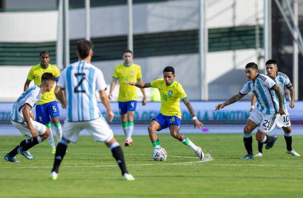 Brasil gagal lolos ke Olimpiade Paris 2024. (Twitter/@CBF_Futebol).