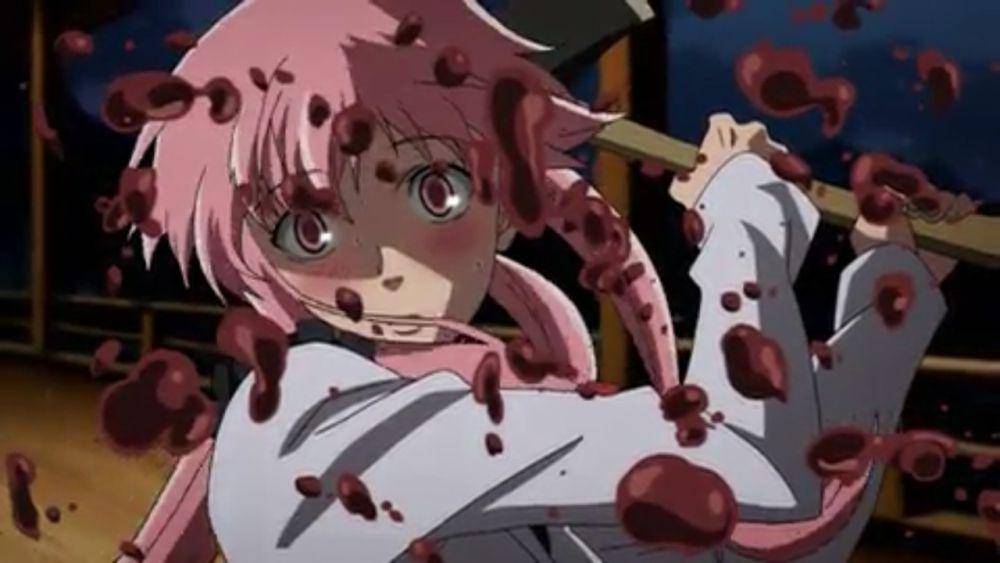 Mirai Nikki mode brutal (dok. Asread/Future Diary)