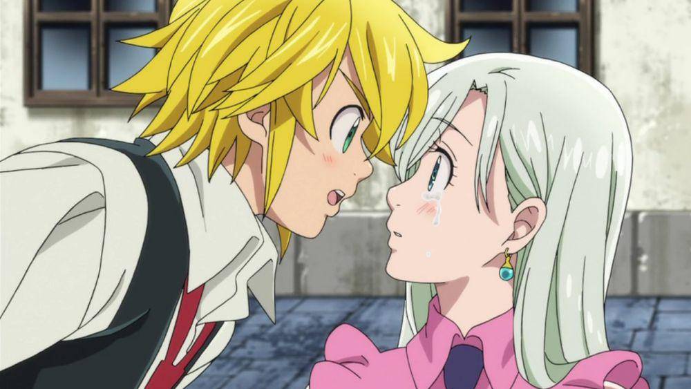 Meliodas dan Elizabeth (dok. A-1 Pictures/Nanatsu no Taizai)