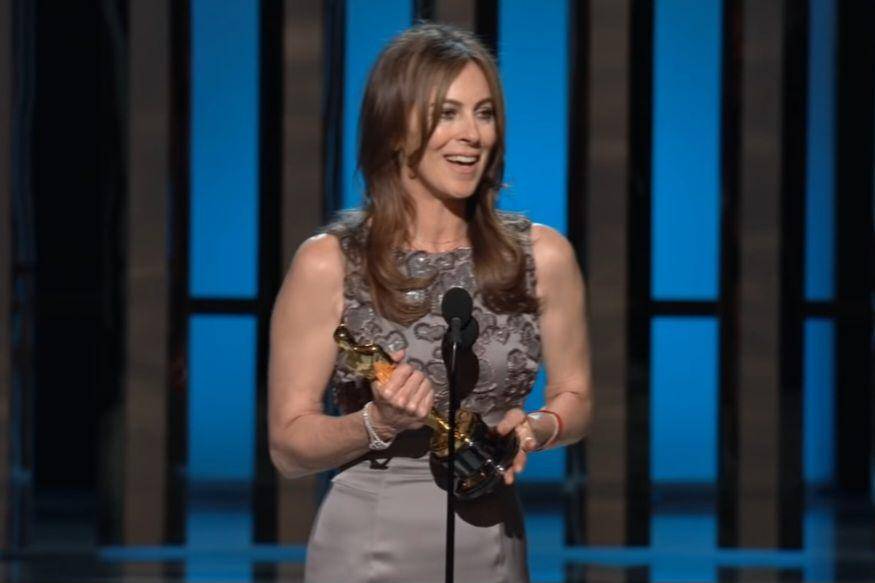Kathryn Bigelow saat memenangkan nominasi Sutradara Terbaik untuk The Hurt Locker di Academy Awards ke-82 (youtube.com/Oscars)