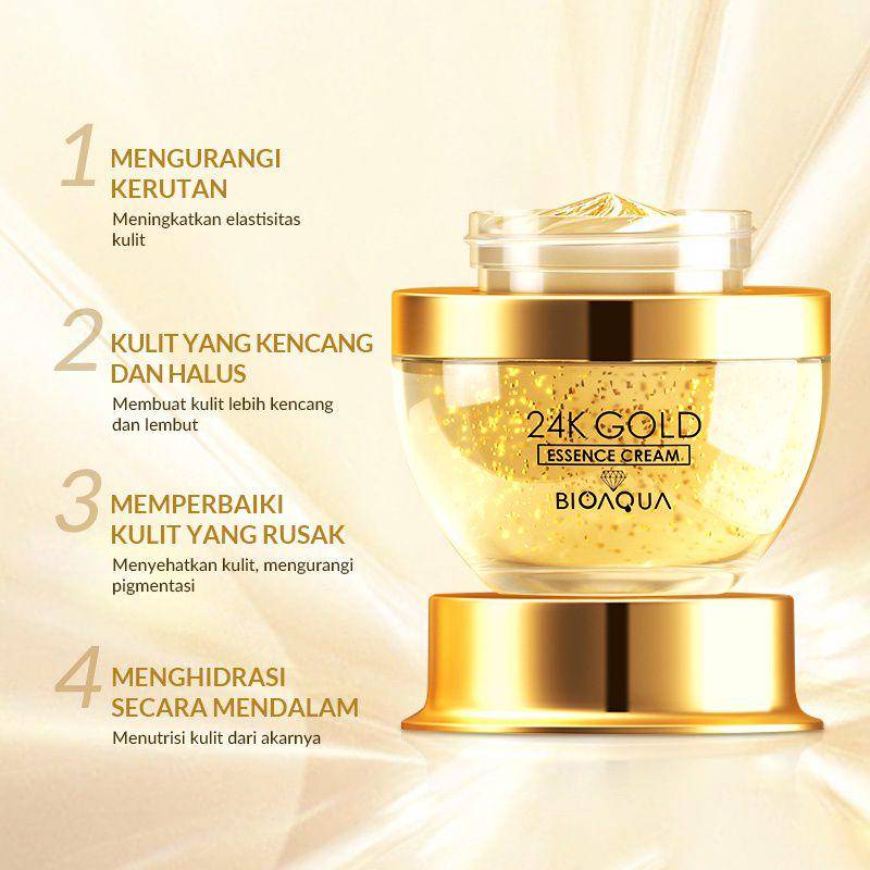BIOAQUA 24K Gold Skin Care Essence Cream (shopee.co.id)