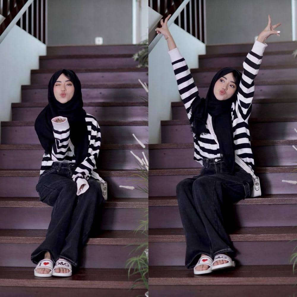 Outfit Hangout ala Shirin Al Athrus (instagram.com/shireeenz)