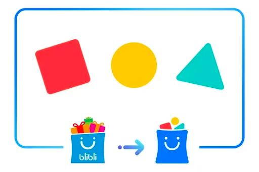 Transformasi logo Blibli (Dok. Blibli)