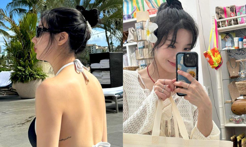 9 Momen Liburan Kwon Eunbi di Hawaii, Asyik Berjemur di Pantai!