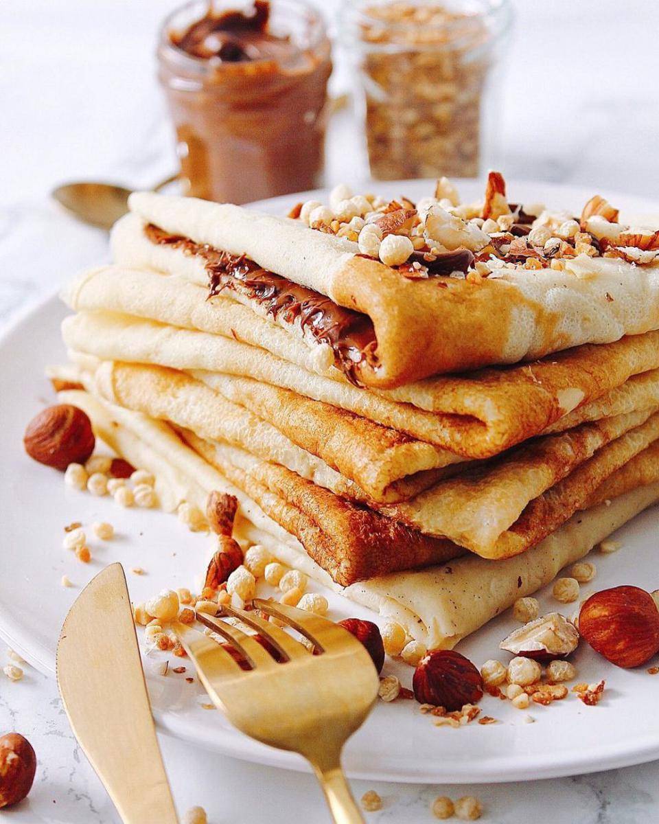 Crêpe,  salah satu dessert khas Prancis. (instagram.com/foodieinspi)