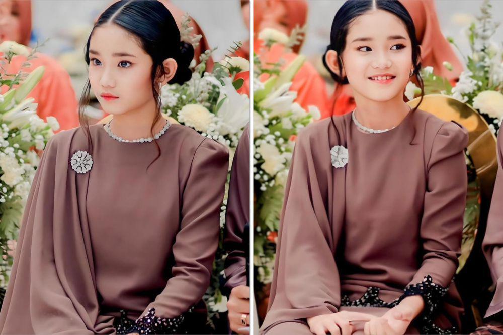 7 Pesona Bilqis Khumairah di Lamaran Ayu Ting Ting, Beranjak Remaja!