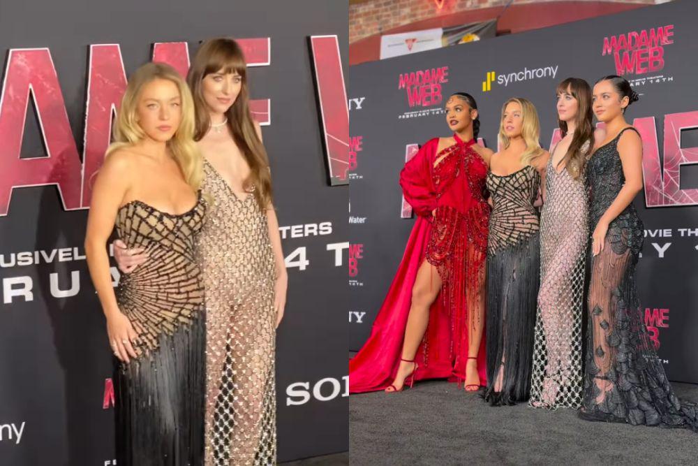 8 Potret Red Carpet Madame Web, Dakota Johnson Bikin Salfok