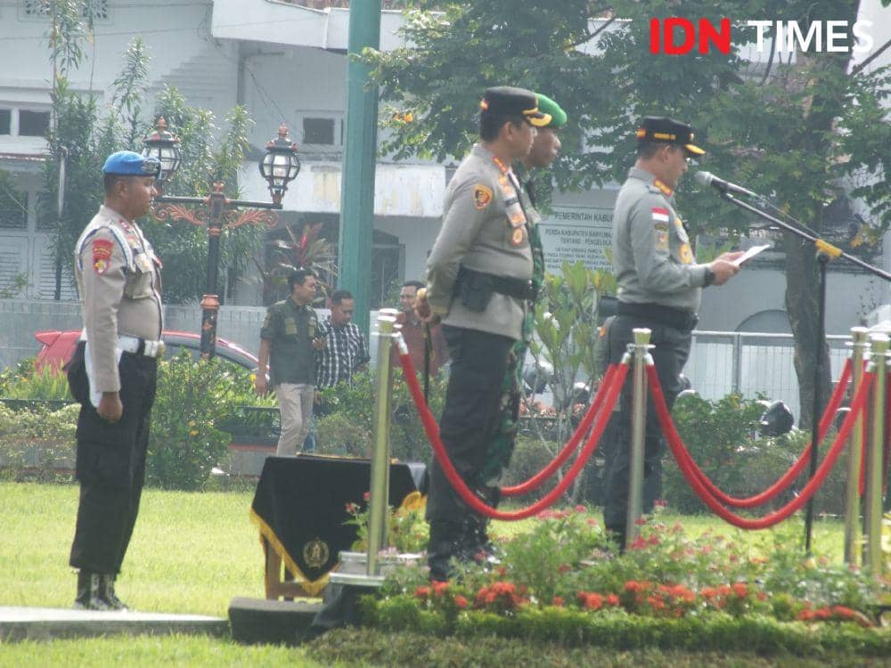 Amankan Pemilu, Polresta Banyumas Kerahkan 858 Petugas Gabungan
