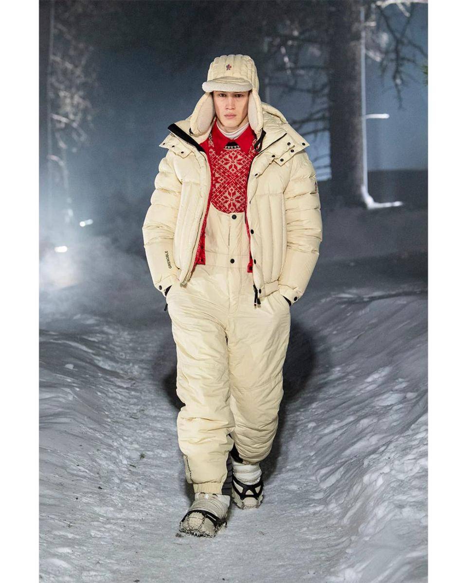 Moncler Grenoble F/W '24 di St. Moritz (dok. Moncler)