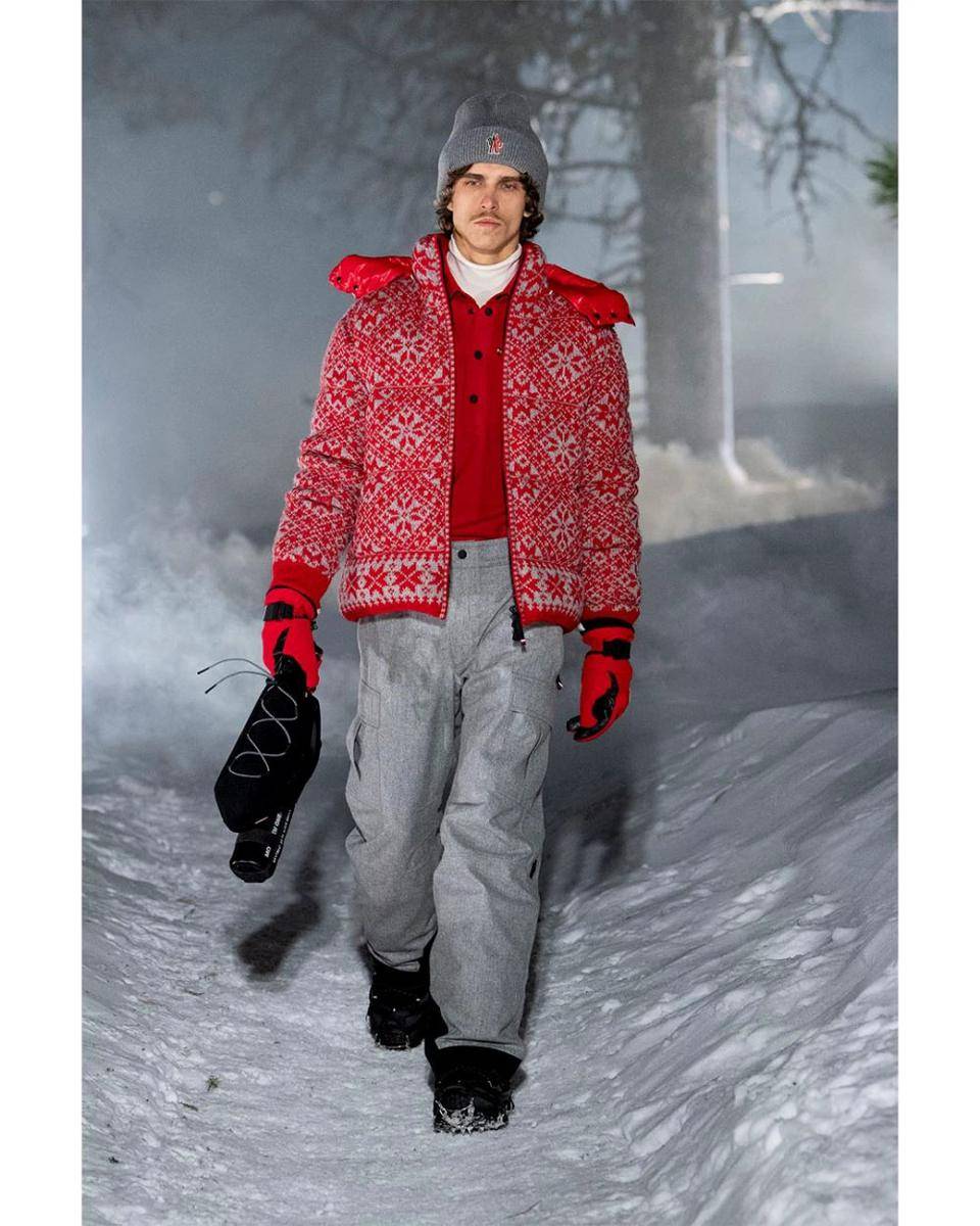 Moncler Grenoble F/W '24 di St. Moritz (dok. Moncler)