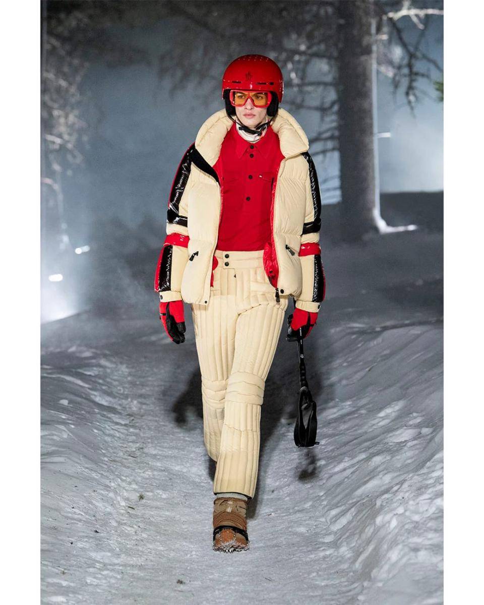 Moncler Grenoble F/W '24 di St. Moritz (dok. Moncler)