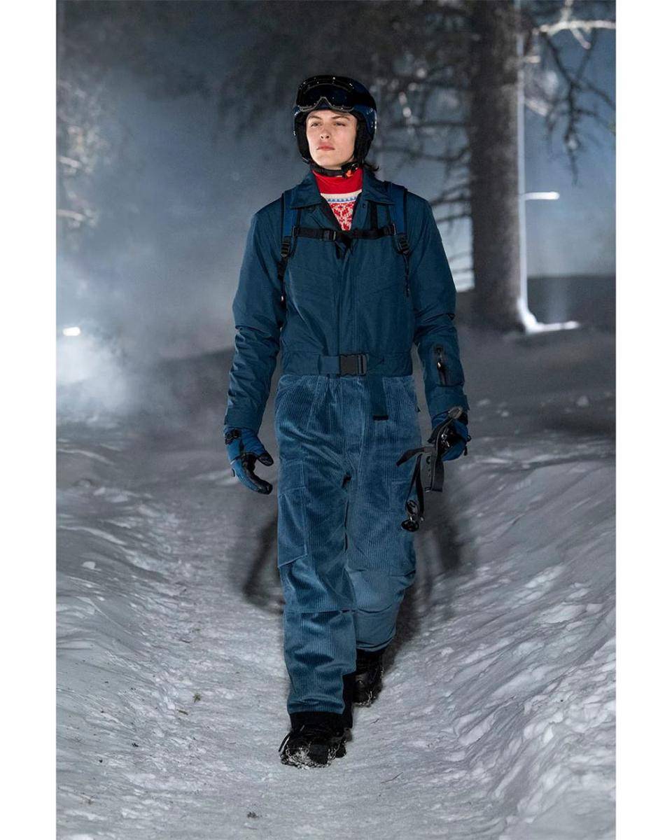 Moncler Grenoble F/W '24 di St. Moritz (dok. Moncler)
