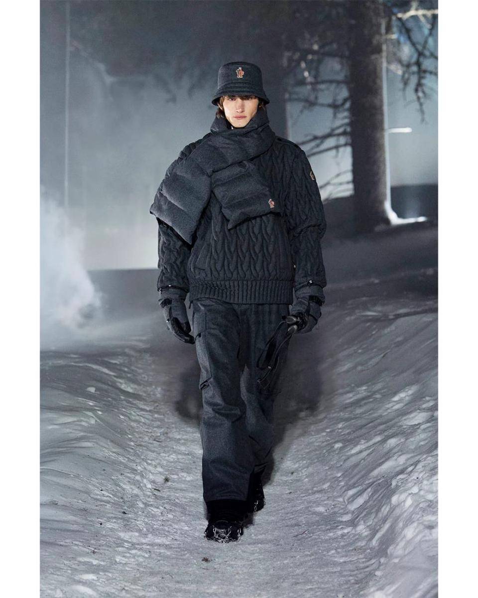 Moncler Grenoble F/W '24 di St. Moritz (dok. Moncler)