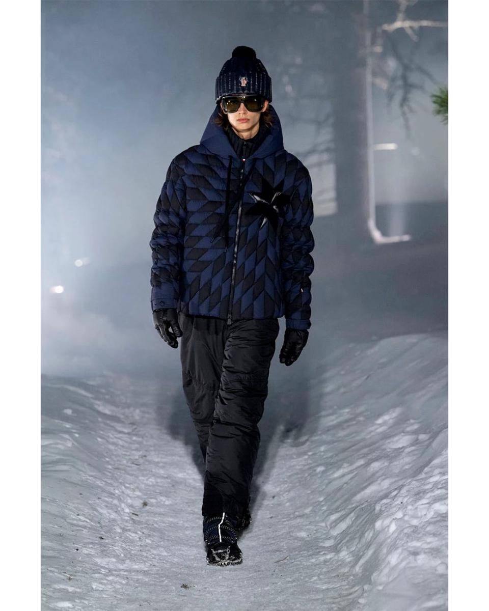 Moncler Grenoble F/W '24 di St. Moritz (dok. Moncler)