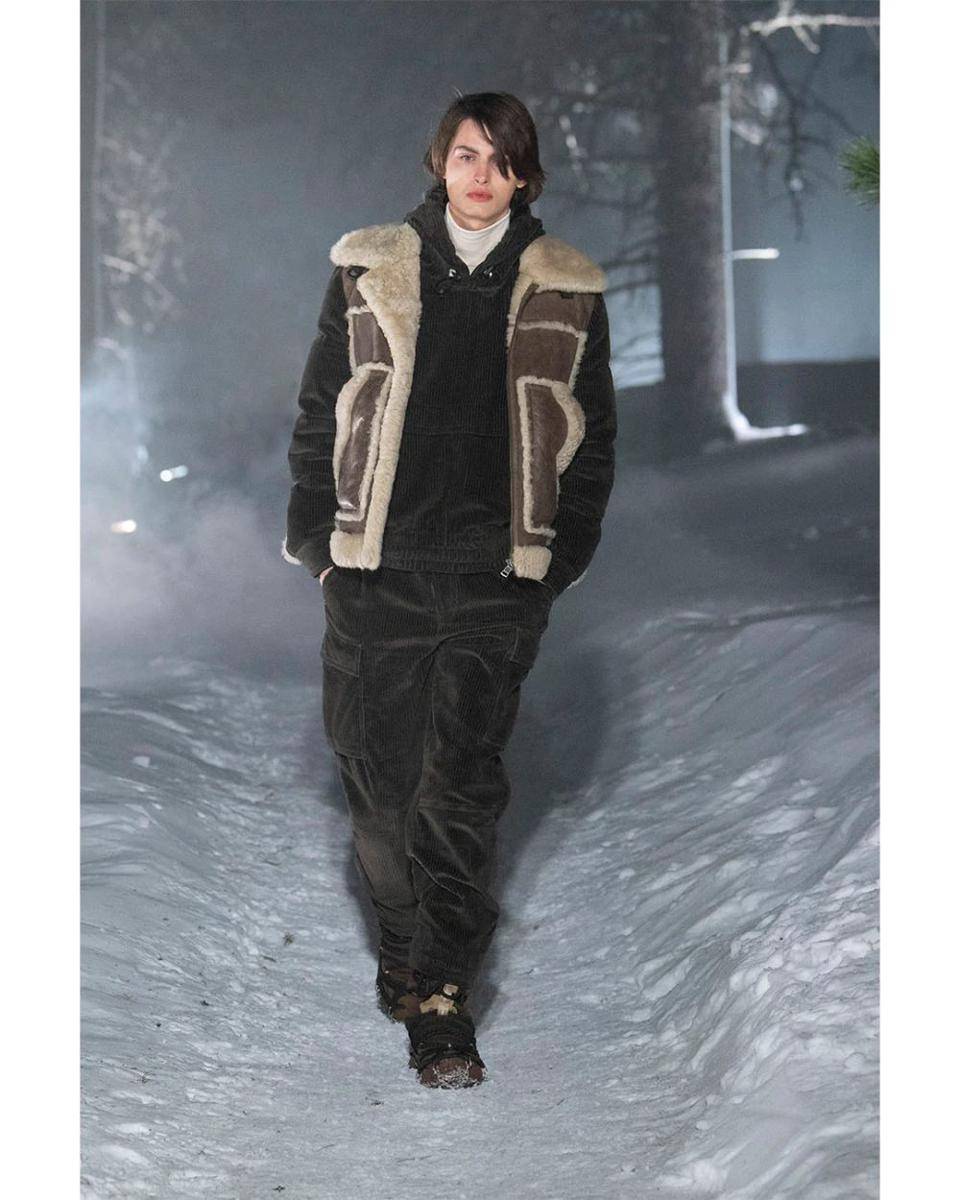 Moncler Grenoble F/W '24 di St. Moritz (dok. Moncler)