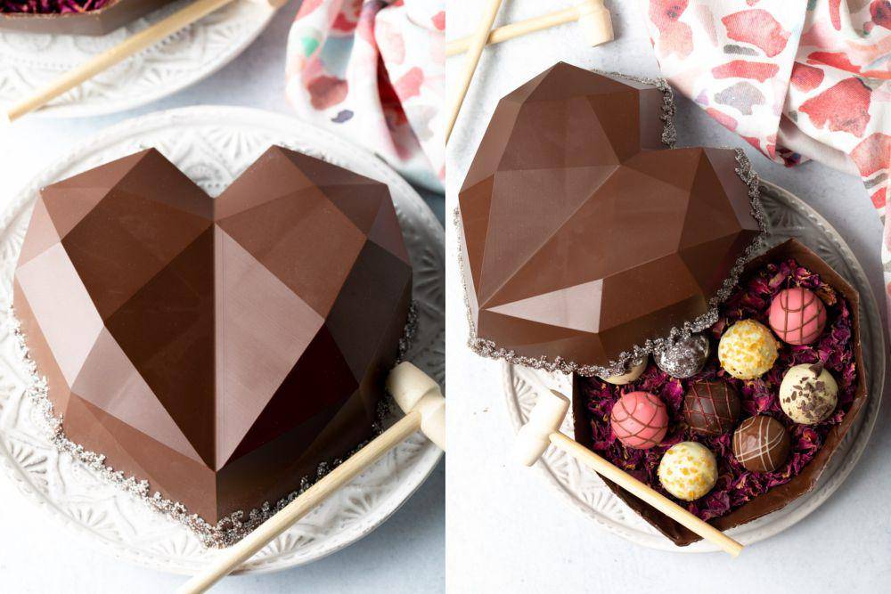 ilustrasi kreasi cokelat untuk hadiah Valentine (youtube.com/A Spicy Perspective)