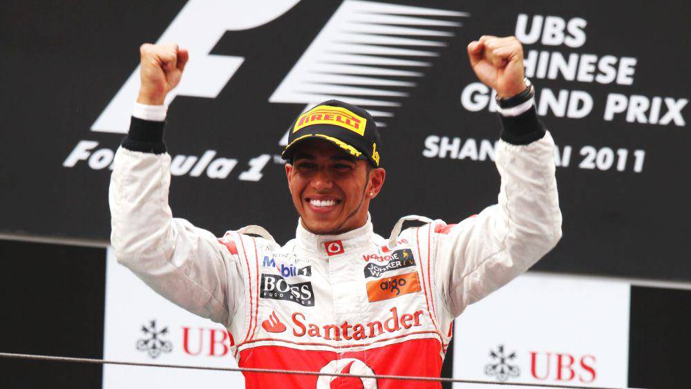 Lewis Hamilton memenangi GP China 2011. (twitter.com/McLaren)