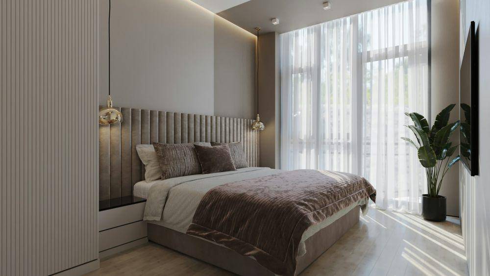 Desain kamar tidur bergaya kontemporer (unsplash.com/Medea Dzagnidze)