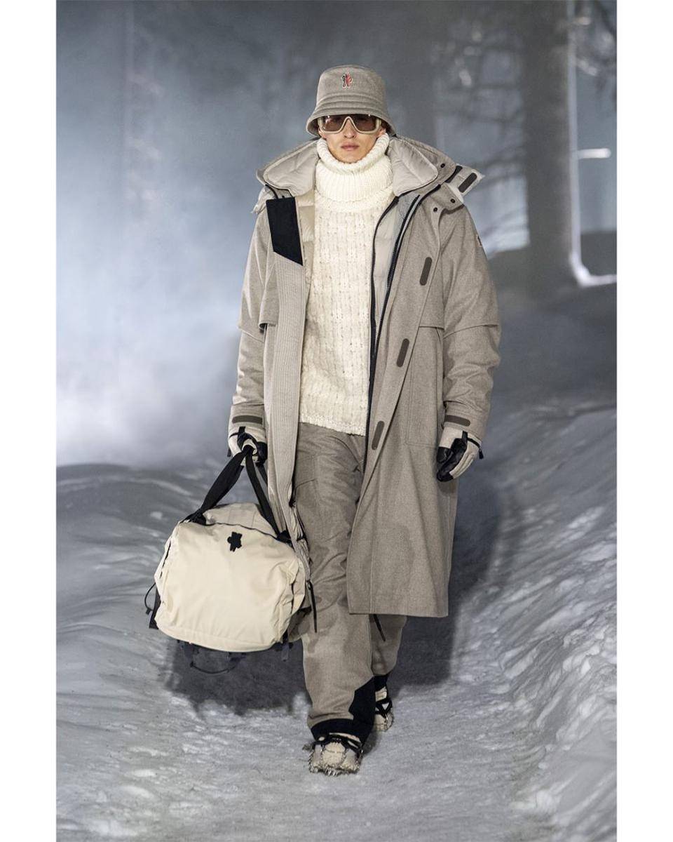 Moncler Grenoble F/W '24 di St. Moritz (dok. Moncler)
