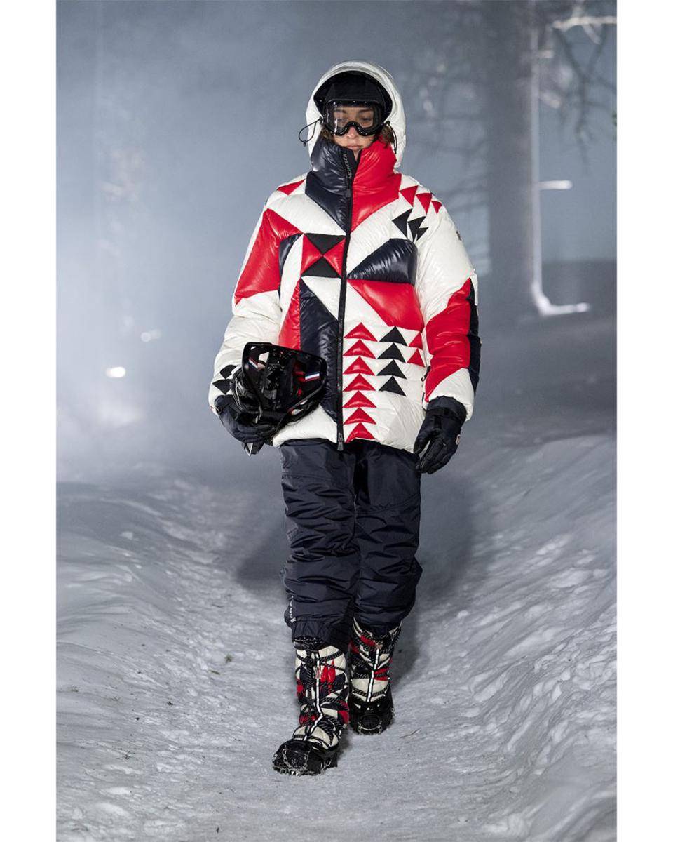 Moncler Grenoble F/W '24 di St. Moritz (dok. Moncler)