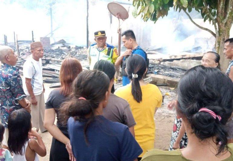 (Suami bakar istri dan 3 rumah lainnya di Musi Rawas) IDN Times/istimewa