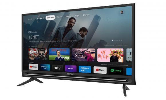 ilustrasi Sharp Google TV 32 Inch HD 2T-C32EG1i (Dok. Sharp Indonesia)