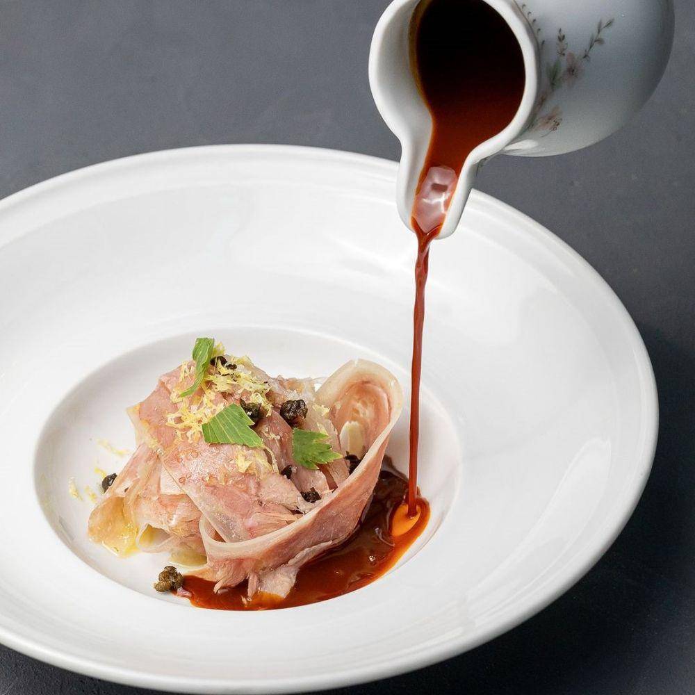 Salah satu menu di Osteria Francescana (instagram.com/franceschetta58)